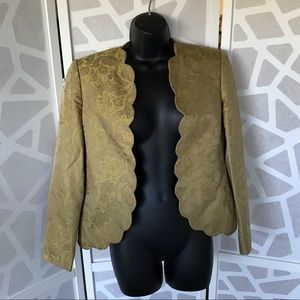 Vintage Golden Brocade Jacket